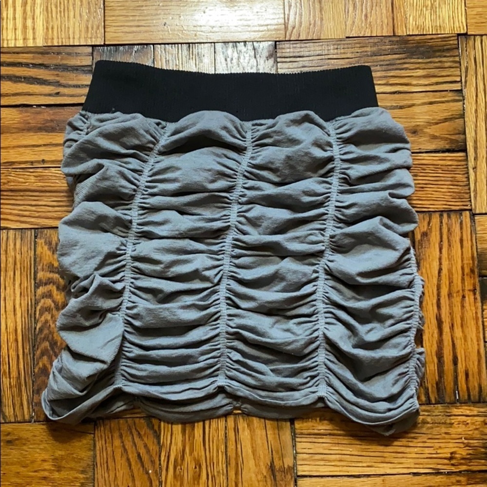 2 for $15 poof gray mini skirt size: M/L